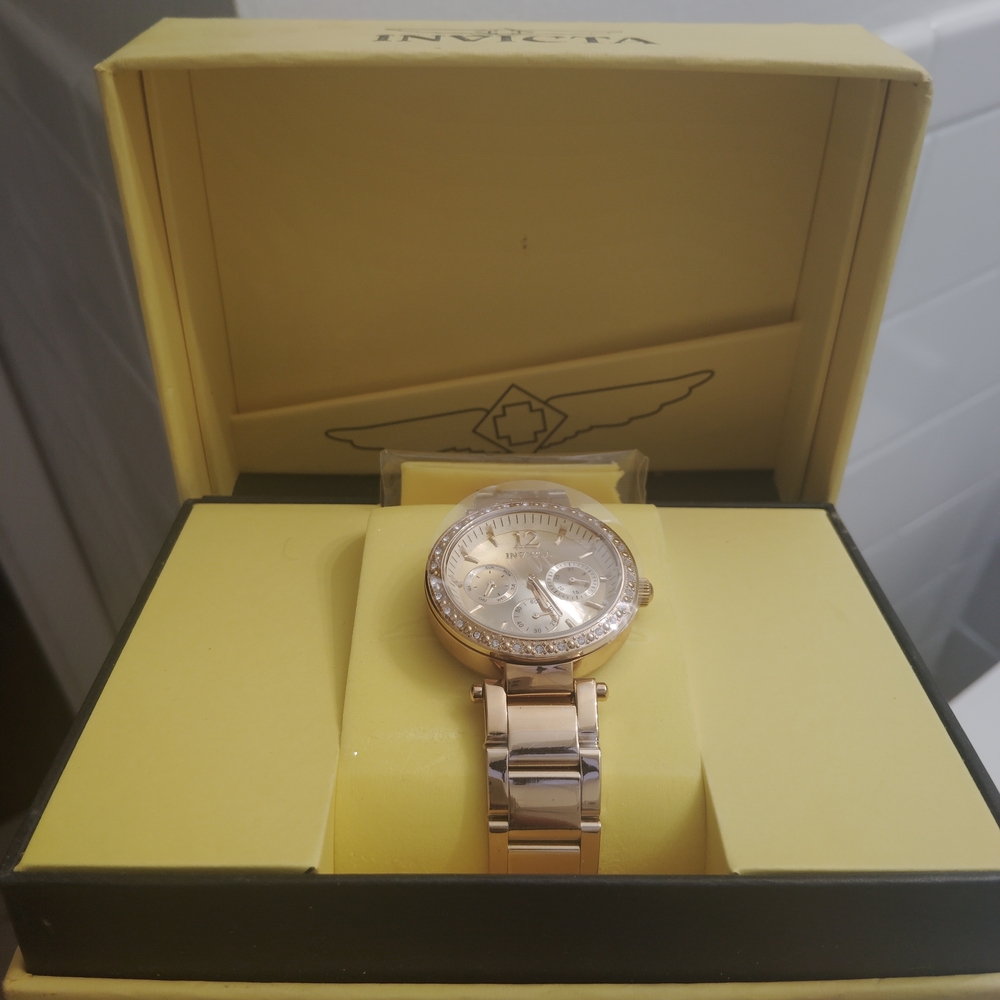 Invicta Two-Tone Gold and Silver Watch